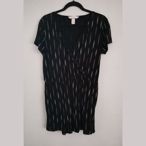 H&M Pants - Wrap-Front Short Sleeve Romper H&M Pants - Wrap-Front Short Sleeve Romper